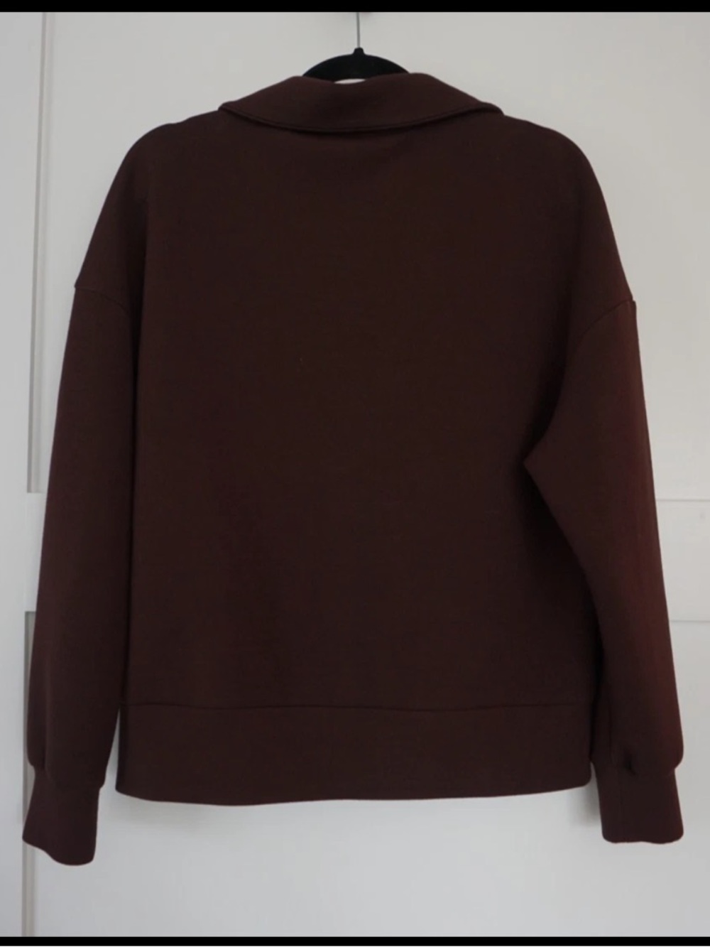 Varley Revolve Keller Half Zip Pullover Coffee Bean Brown Small NWT - Picture 5 of 6